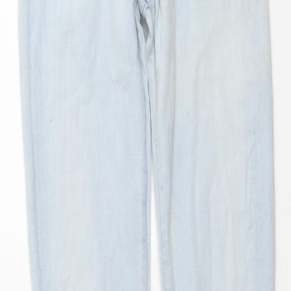 GOLDSIGN Womens Blue Cotton Skinny Jeans Size 26 in L32 in Regular Button