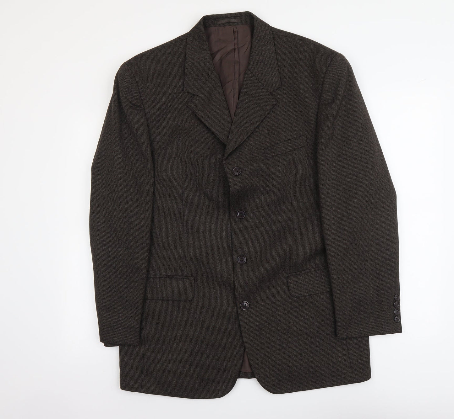 Mens UK Size L Ciro Citterio Regular Brown Suit Jacket