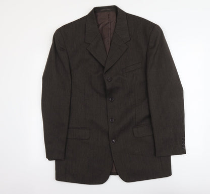 Mens UK Size L Ciro Citterio Regular Brown Suit Jacket