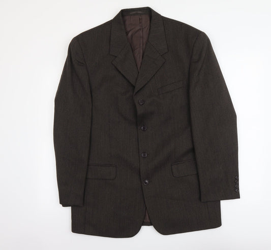 Mens UK Size L Ciro Citterio Regular Brown Suit Jacket