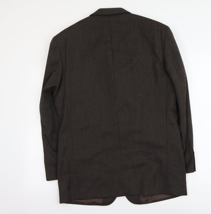 Mens UK Size L Ciro Citterio Regular Brown Suit Jacket