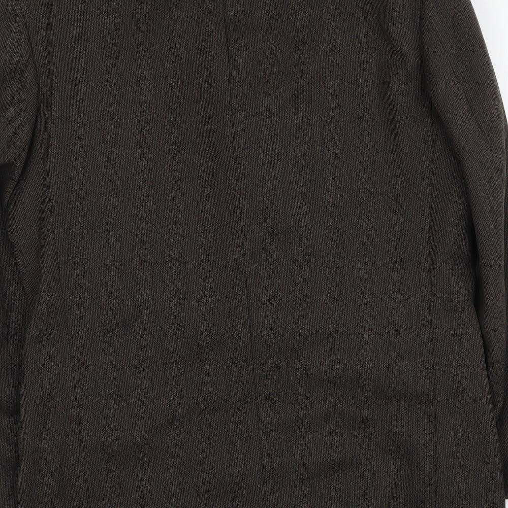Mens UK Size L Ciro Citterio Regular Brown Suit Jacket