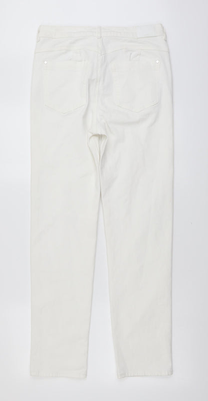 Womens UK Size 30 in Marks and Spencer Regular Fit Skinny White Jeans
