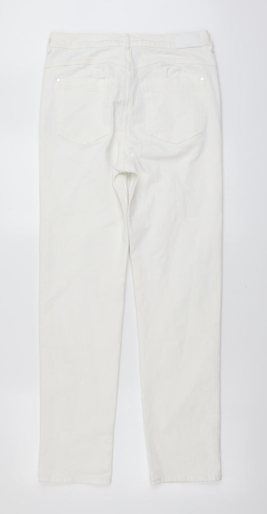 Womens UK Size 30 in Marks and Spencer Regular Fit Skinny White Jeans