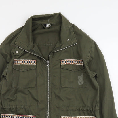 Womens UK Size S H&M Green Jacket