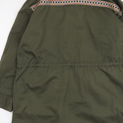 Womens UK Size S H&M Green Jacket