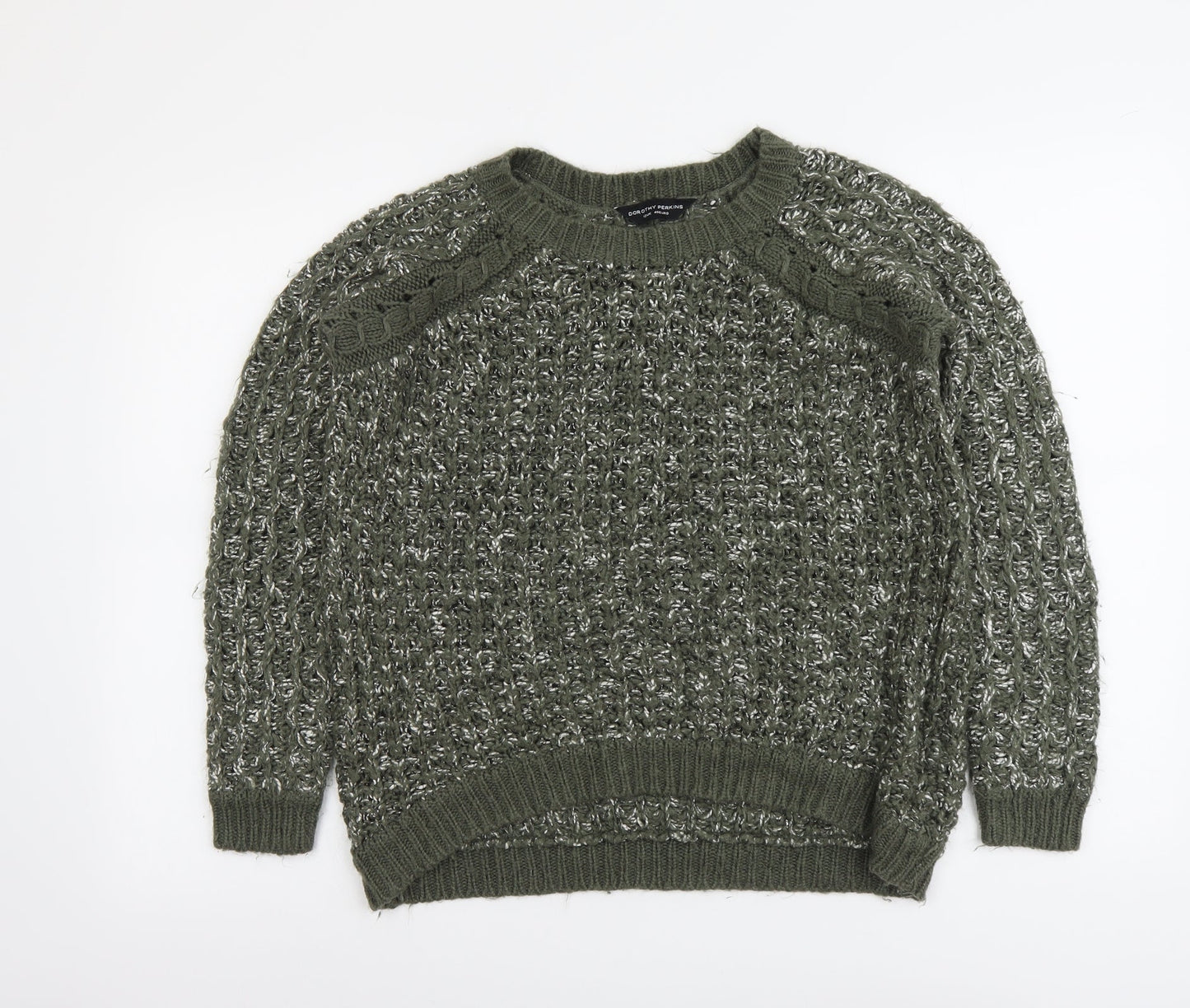 Womens UK Size 12 Dorothy Perkins Green Pullover Jumper