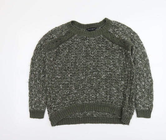 Womens UK Size 12 Dorothy Perkins Green Pullover Jumper