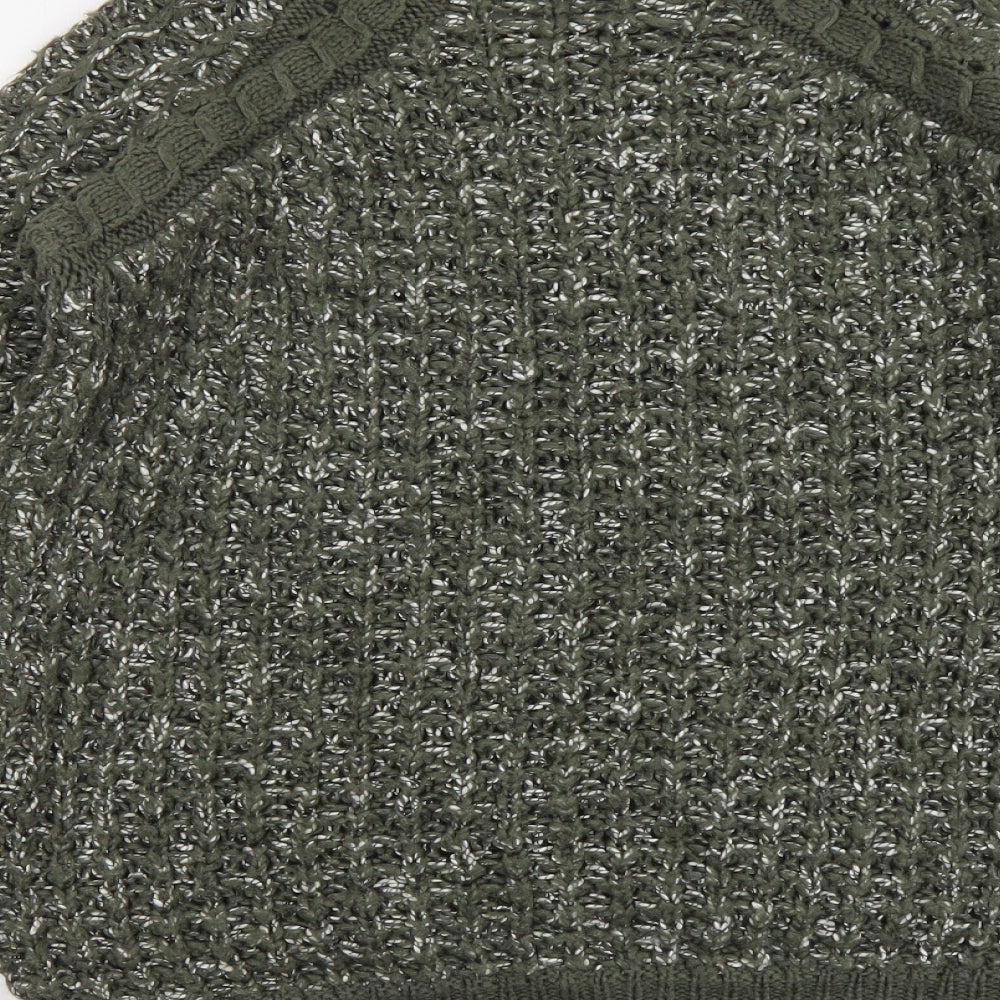 Womens UK Size 12 Dorothy Perkins Green Pullover Jumper