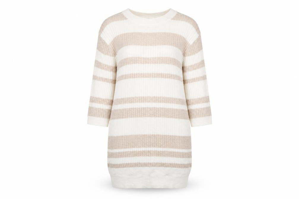 Womens UK Size 8 Marks and Spencer Beige Pullover Jumper