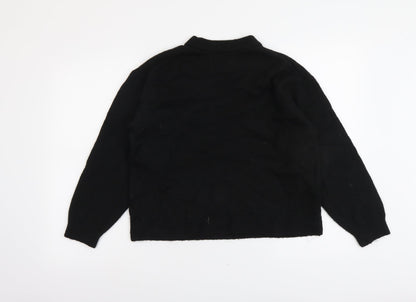 Womens UK Size S H&M Black Pullover Jumper