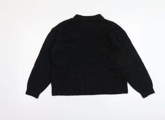 Womens UK Size S H&M Black Pullover Jumper