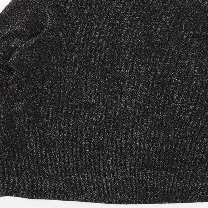 Womens UK Size XS H&M Black Pullover Jumper
