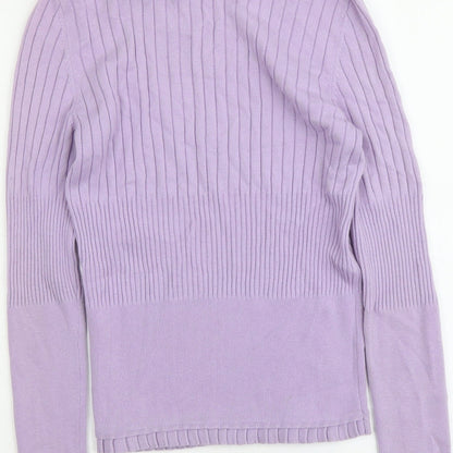 Womens UK Size S Basler Purple Pullover Jumper