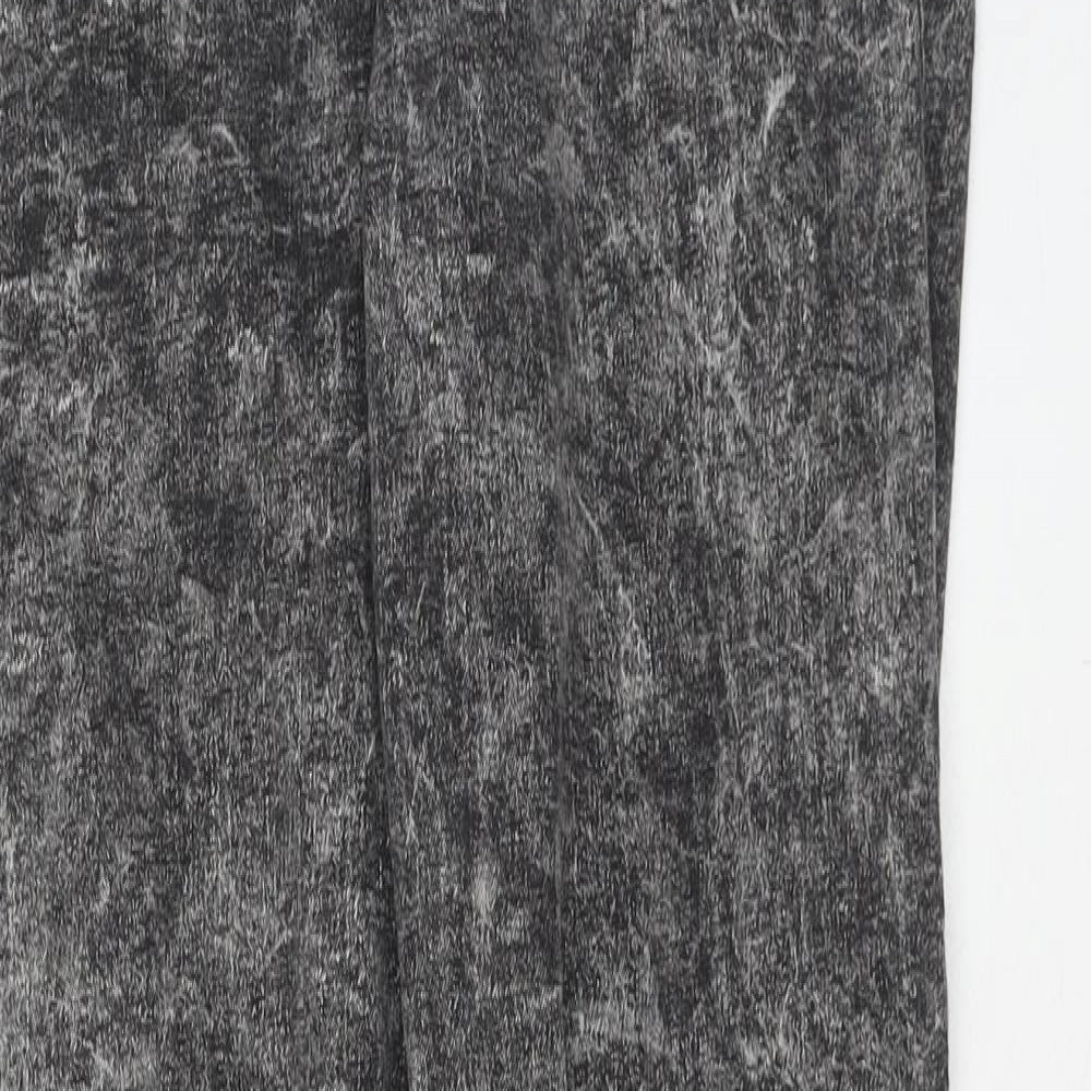 American Apparel Womens Black Cotton Skinny Jeans Size M Regular Zip