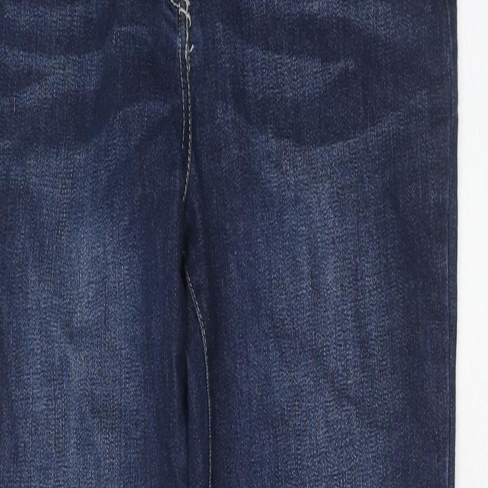 Philippe Matignon Womens Blue Cotton Skinny Jeans Size S Regular Zip