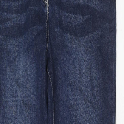 Philippe Matignon Womens Blue Cotton Skinny Jeans Size S Regular Zip