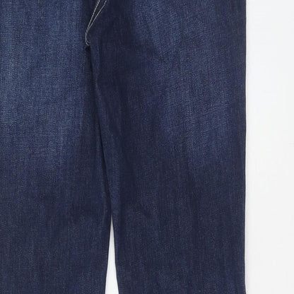 Philippe Matignon Womens Blue Cotton Skinny Jeans Size S Regular Zip