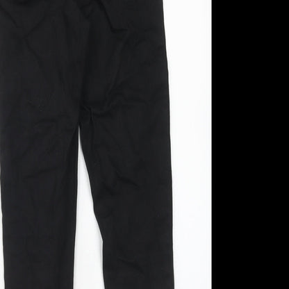 Denim & Co. Womens Black Cotton Skinny Jeans Size 10 Regular Zip