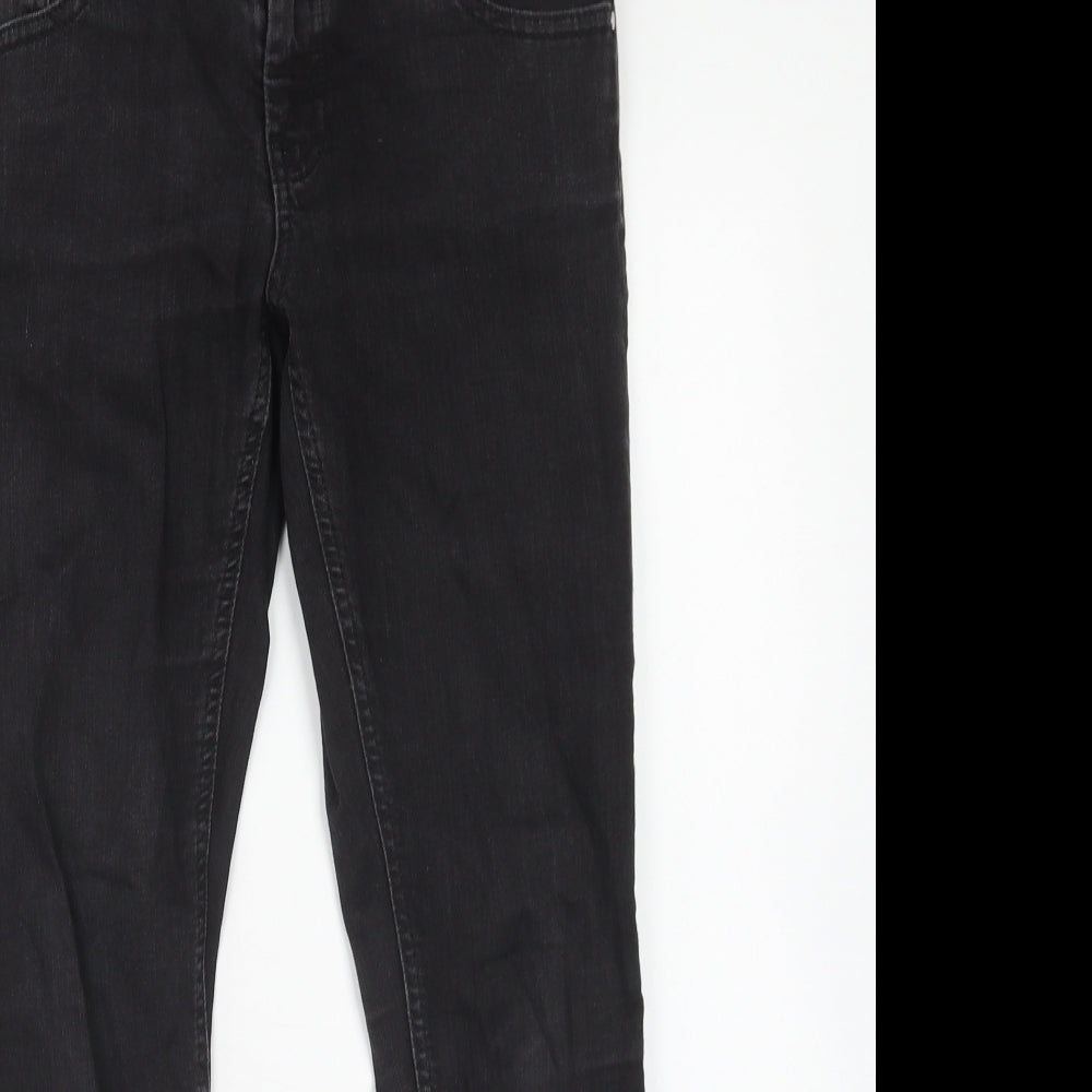 ASOS Womens Black Cotton Skinny Jeans Size 28 in L28 in Regular Zip