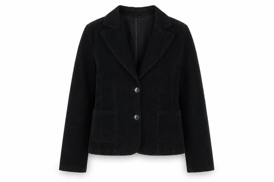 b.young Womens Black Jacket Blazer Size M Button