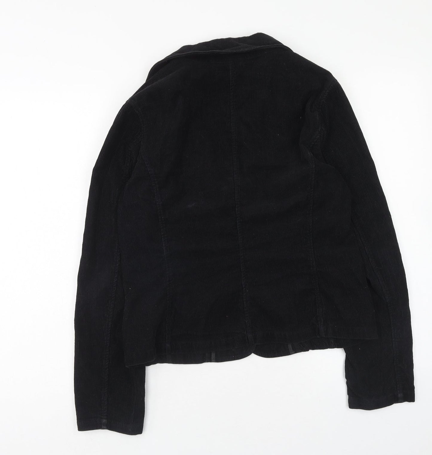 b.young Womens Black Jacket Blazer Size M Button