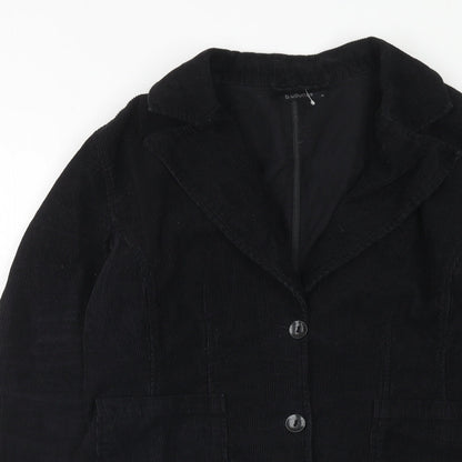 b.young Womens Black Jacket Blazer Size M Button