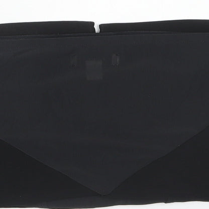 Womens UK Size 10 Topshop Black Cropped Blouse