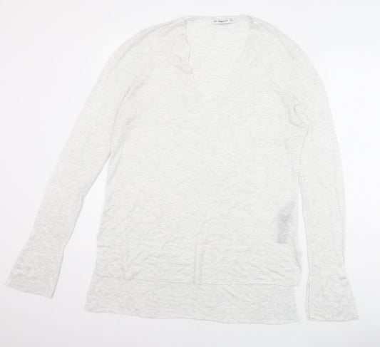 Womens UK Size L Zara Grey Pullover Jumper