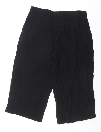 Womens UK Size 14 Et Vous Regular Fit  Black Trousers