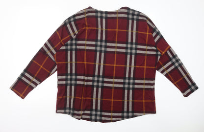 Womens UK Size 12 Stella Morgan Red Basic Blouse