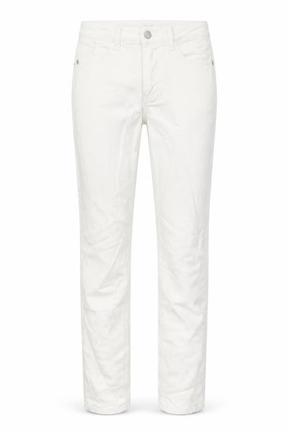 Womens UK Size 8 Preworn Regular Fit Skinny White Jeans
