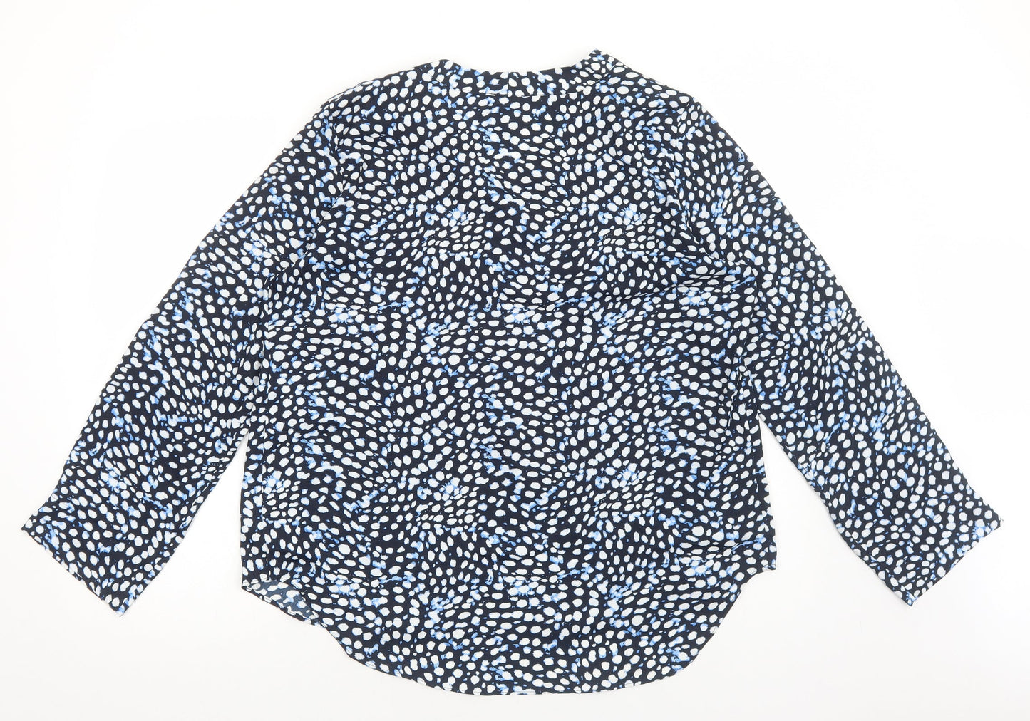 Womens UK Size L Jones New York Blue Basic Blouse