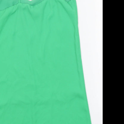 Womens UK Size 10 Topshop Green Camisole Tank