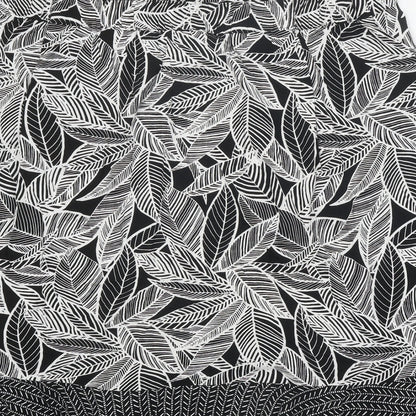 Bonmarché Womens Black Geometric Polyester Swing Skirt Size 41 in