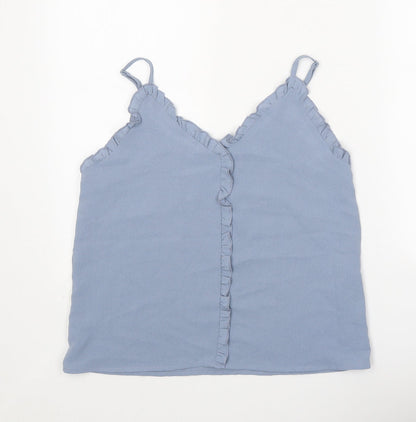 SheIn Womens Blue Polyester Camisole Tank Size S V-Neck