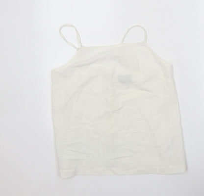 Womens UK Size 10 ASOS White Camisole Tank
