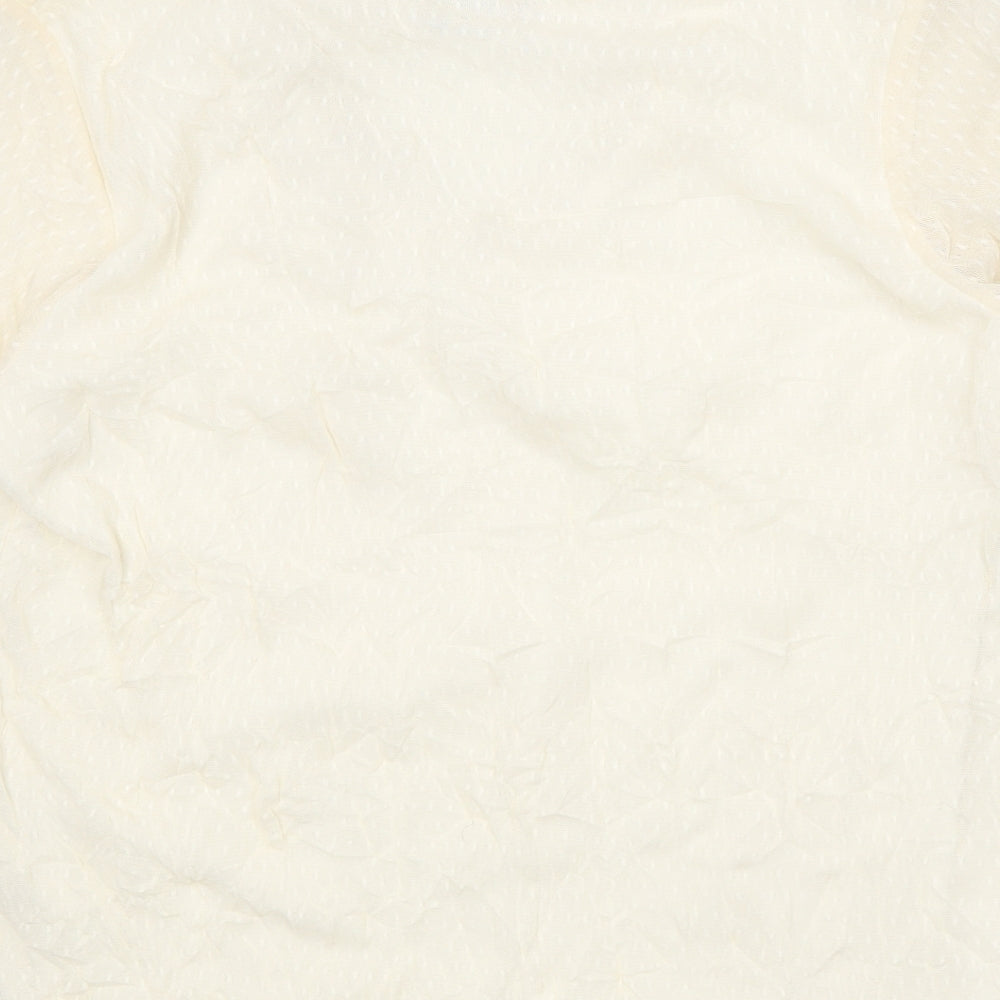 Womens UK Size L Bonmarché White Basic T-Shirt