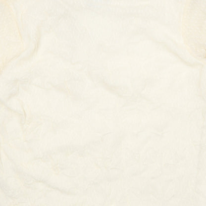 Womens UK Size L Bonmarché White Basic T-Shirt