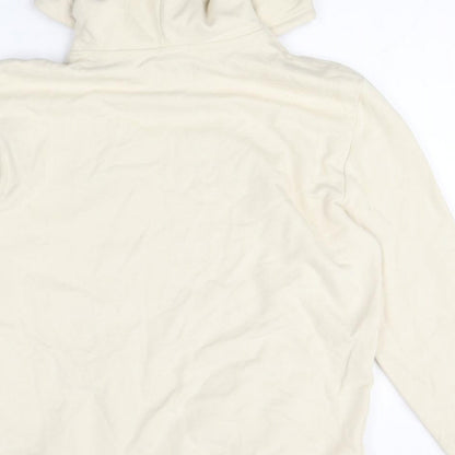 Marks and Spencer Womens Beige Cotton Pullover Hoodie Size S Pullover - Heritage