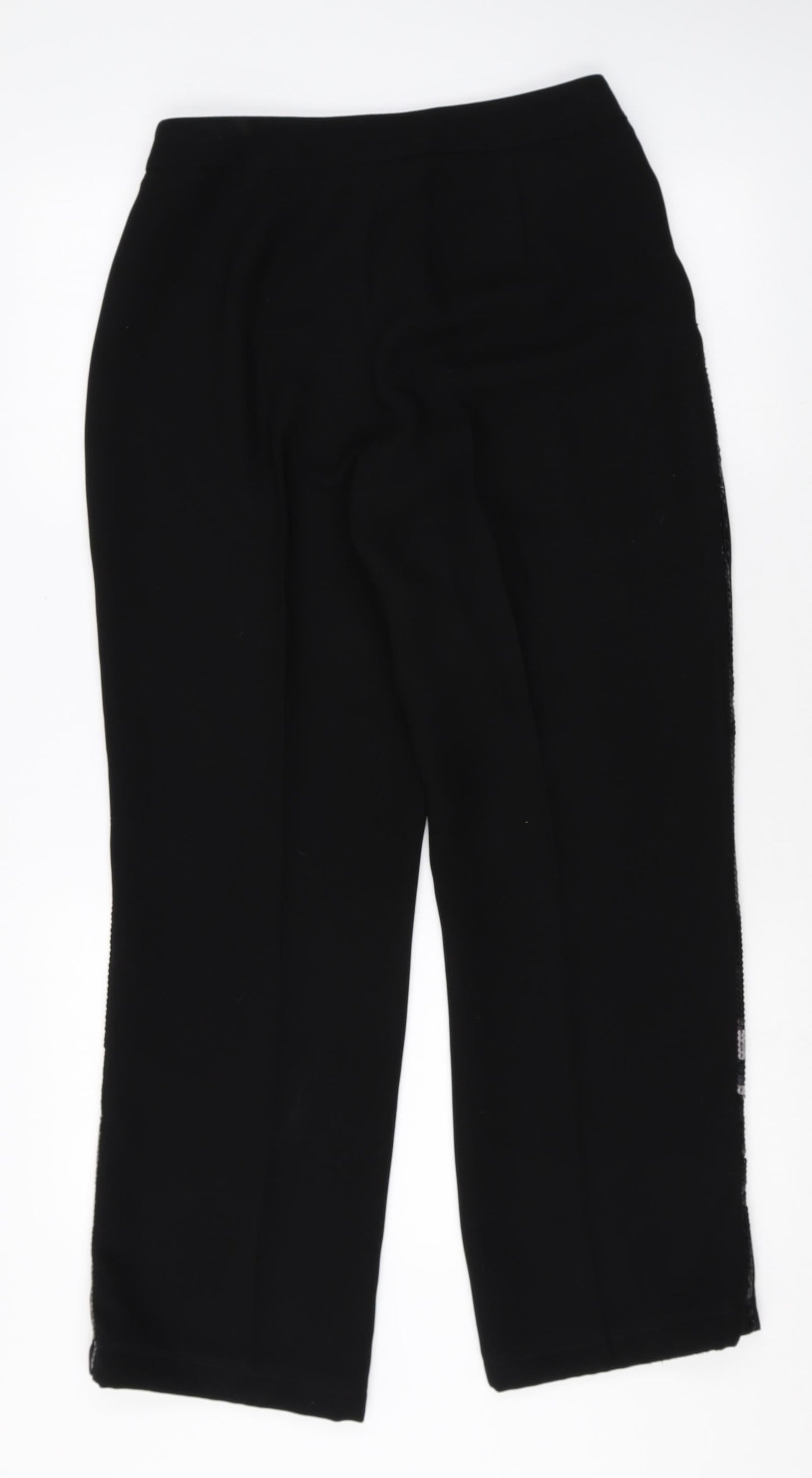 Womens UK Size 12 Dorothy Perkins Regular Fit Dress Pants Black Trousers