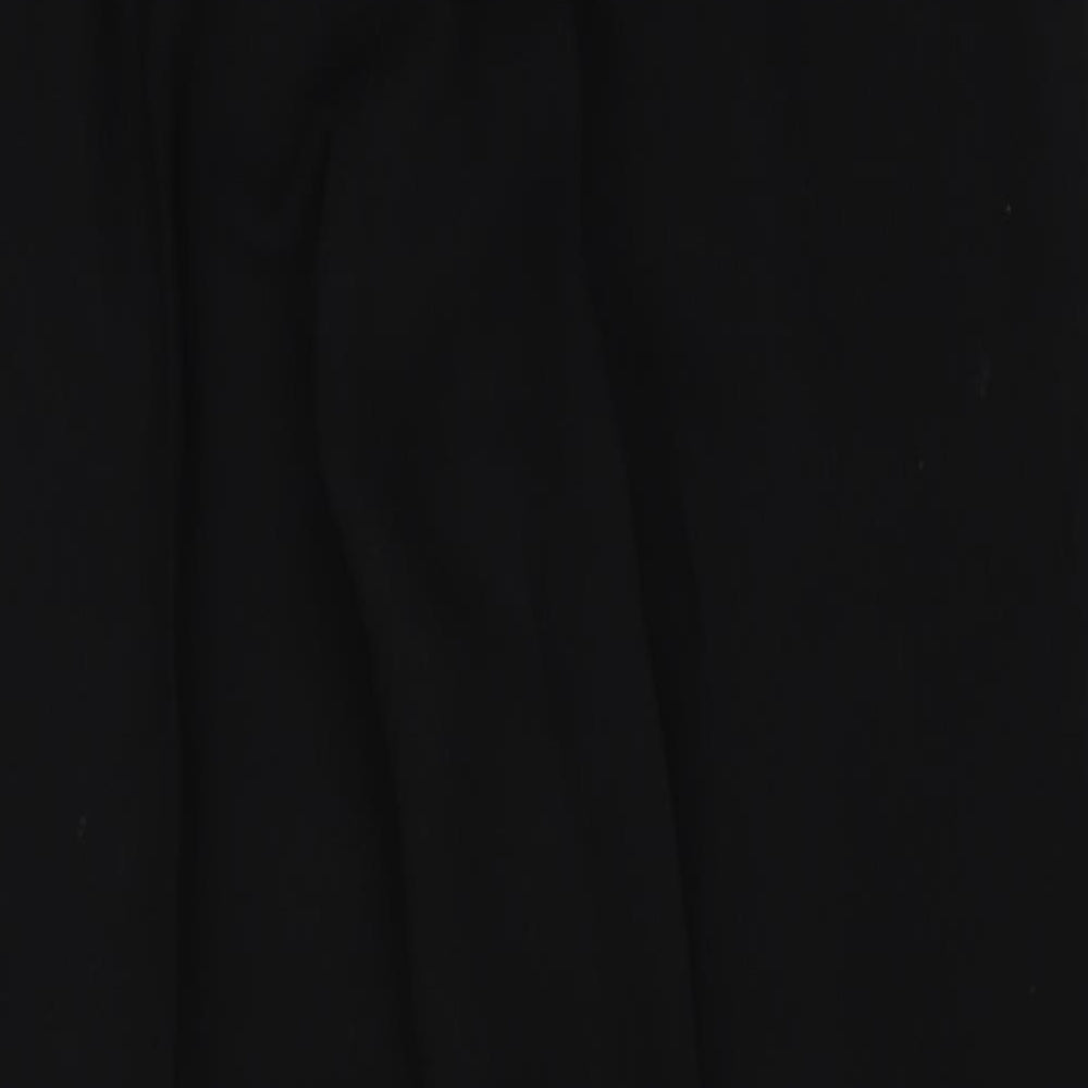 Womens UK Size 12 Dorothy Perkins Regular Fit Dress Pants Black Trousers