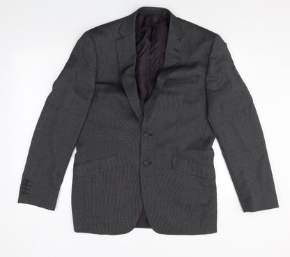 Mens UK Size 40 Marks and Spencer Regular Grey Suit Jacket