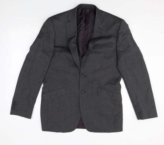 Mens UK Size 40 Marks and Spencer Regular Grey Suit Jacket