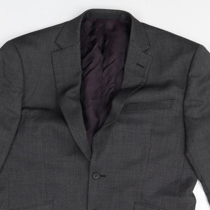 Mens UK Size 40 Marks and Spencer Regular Grey Suit Jacket