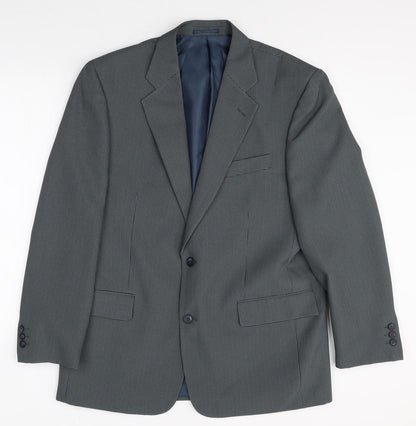 Mens UK Size 42 Simon Taylor Regular Grey Suit Jacket