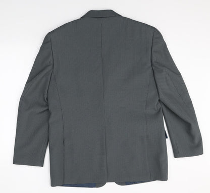 Mens UK Size 42 Simon Taylor Regular Grey Suit Jacket
