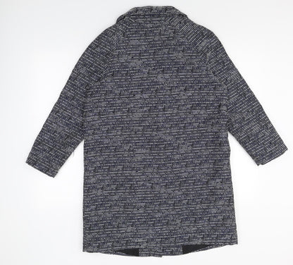 F&F Womens Grey Cotton Jacket Blazer Size 12