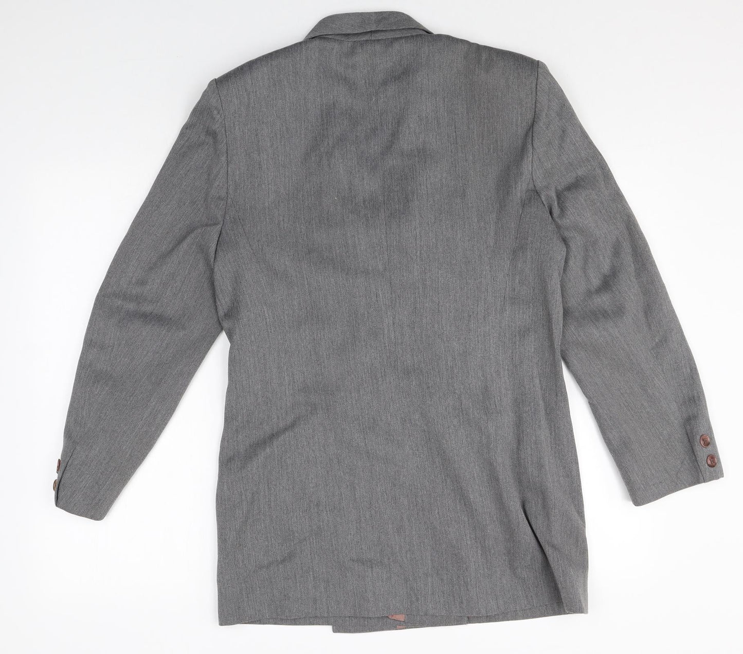 Wallis Womens Grey Polyester Jacket Blazer Size 12