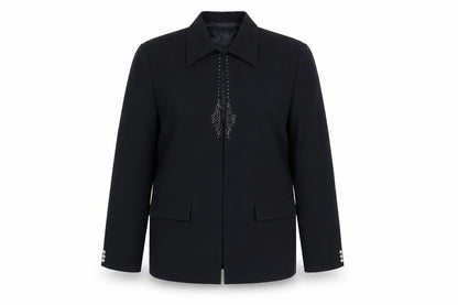 Womens UK Size 10 Preworn Regular Black Blazer